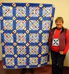 Janet Tonkin - "Blue Nine-Patch"